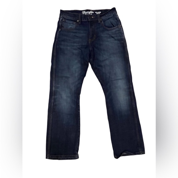 Wrangler Other - Retro Wrangler Blue Denim Jeans with Worn-In Look